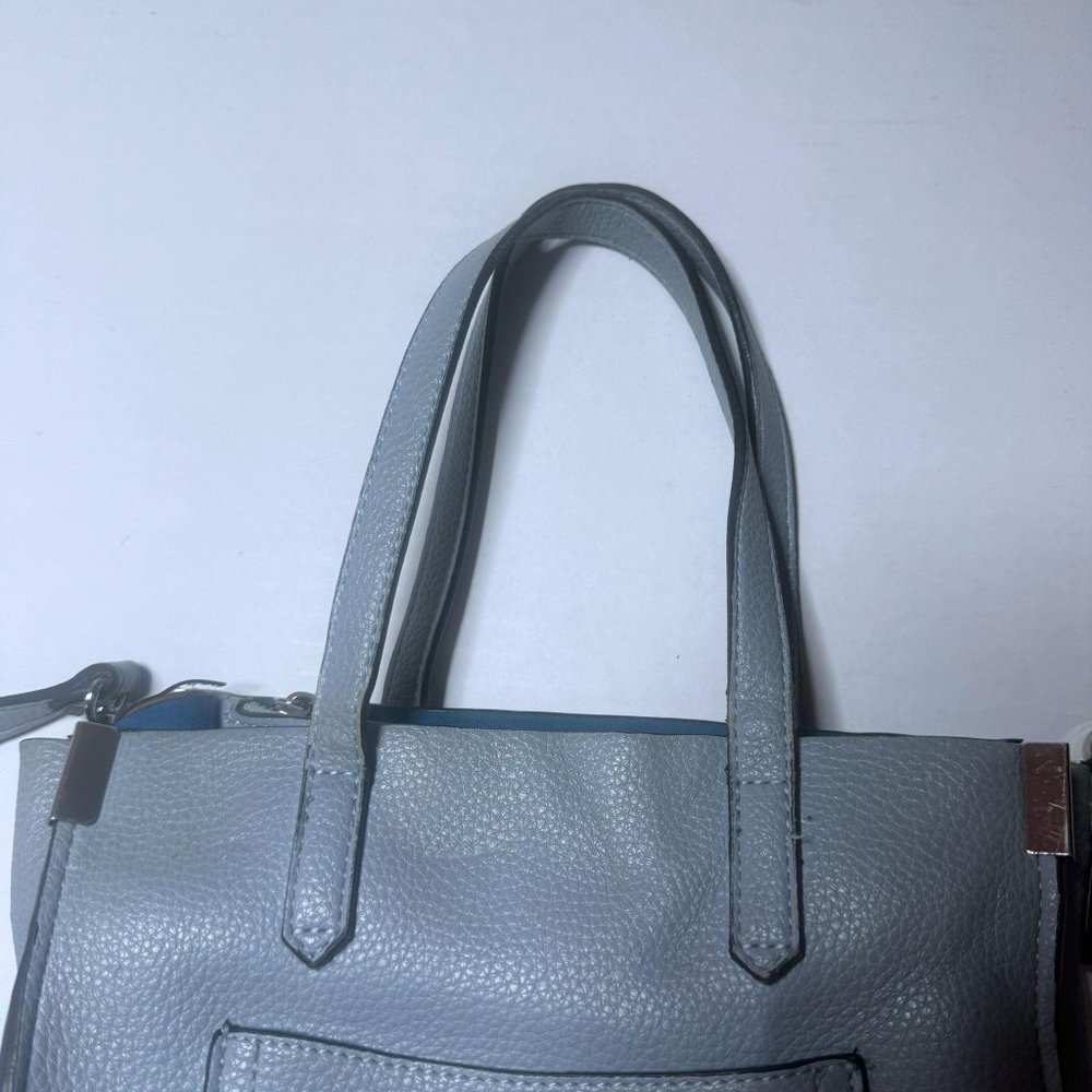 Steve Madden Light Blue Adjustable Detachable Crossbody Strap Small Purse Bag - Picture 11 of 13
